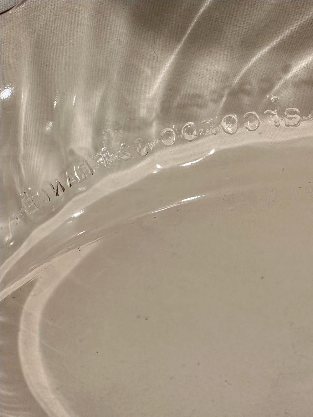 Vintage Arcoroc France Rosaline Pink Swirl 8” Plates - Set of 10 - Picture 2 of 5